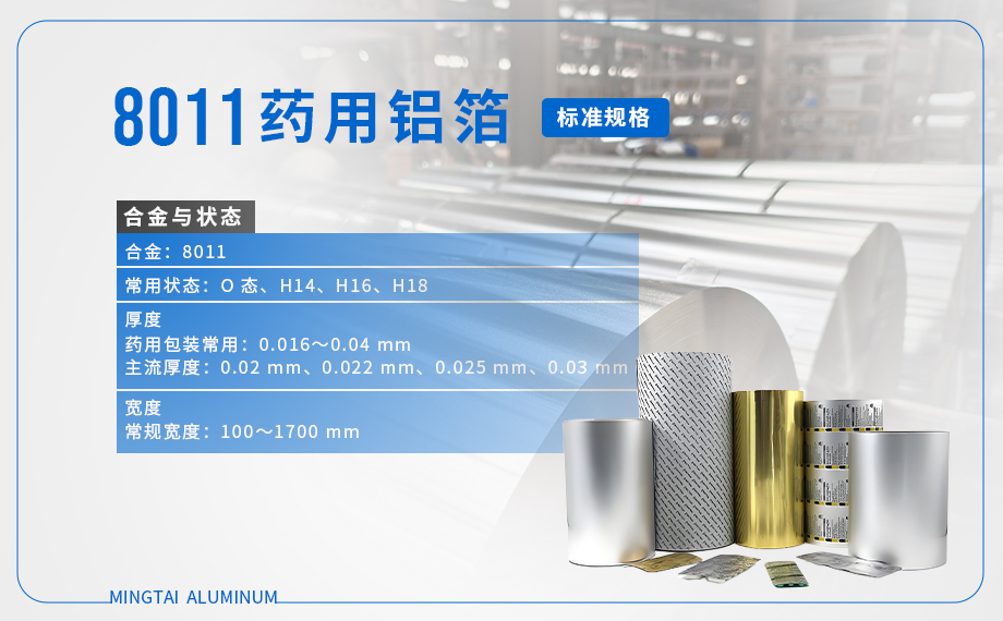 8011-H18药用铝箔：源头厂家直供 | 8011-H18 PTP药用铝箔，专为医药泡罩包装打造的高品质包材