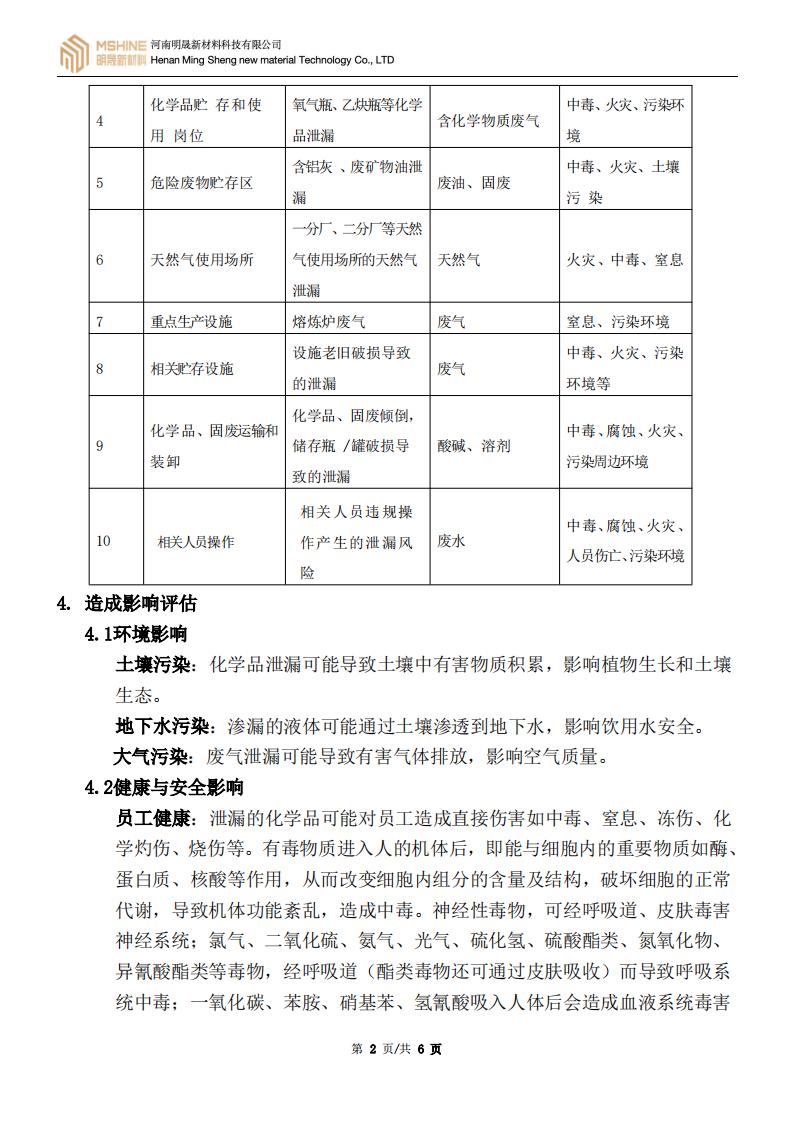 《泄漏和渗漏风险治理评估汇报》